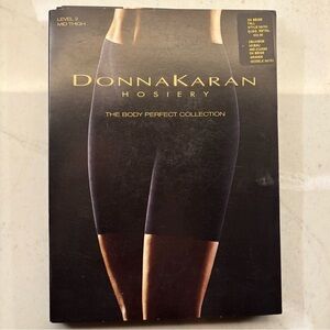 Donna Karan mid thigh shaper size L dark beige wedding undergarment